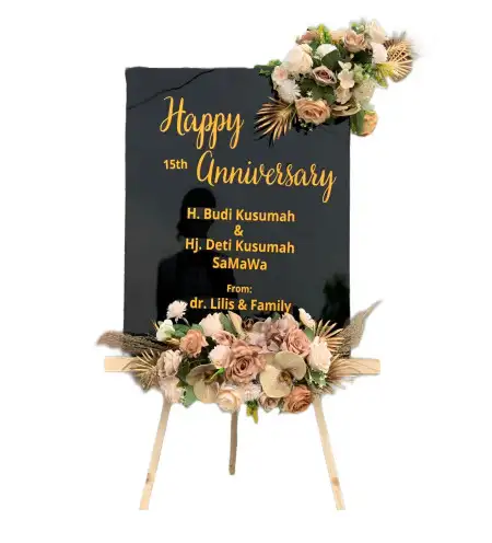 Papan Bunga Akrilik Getasan